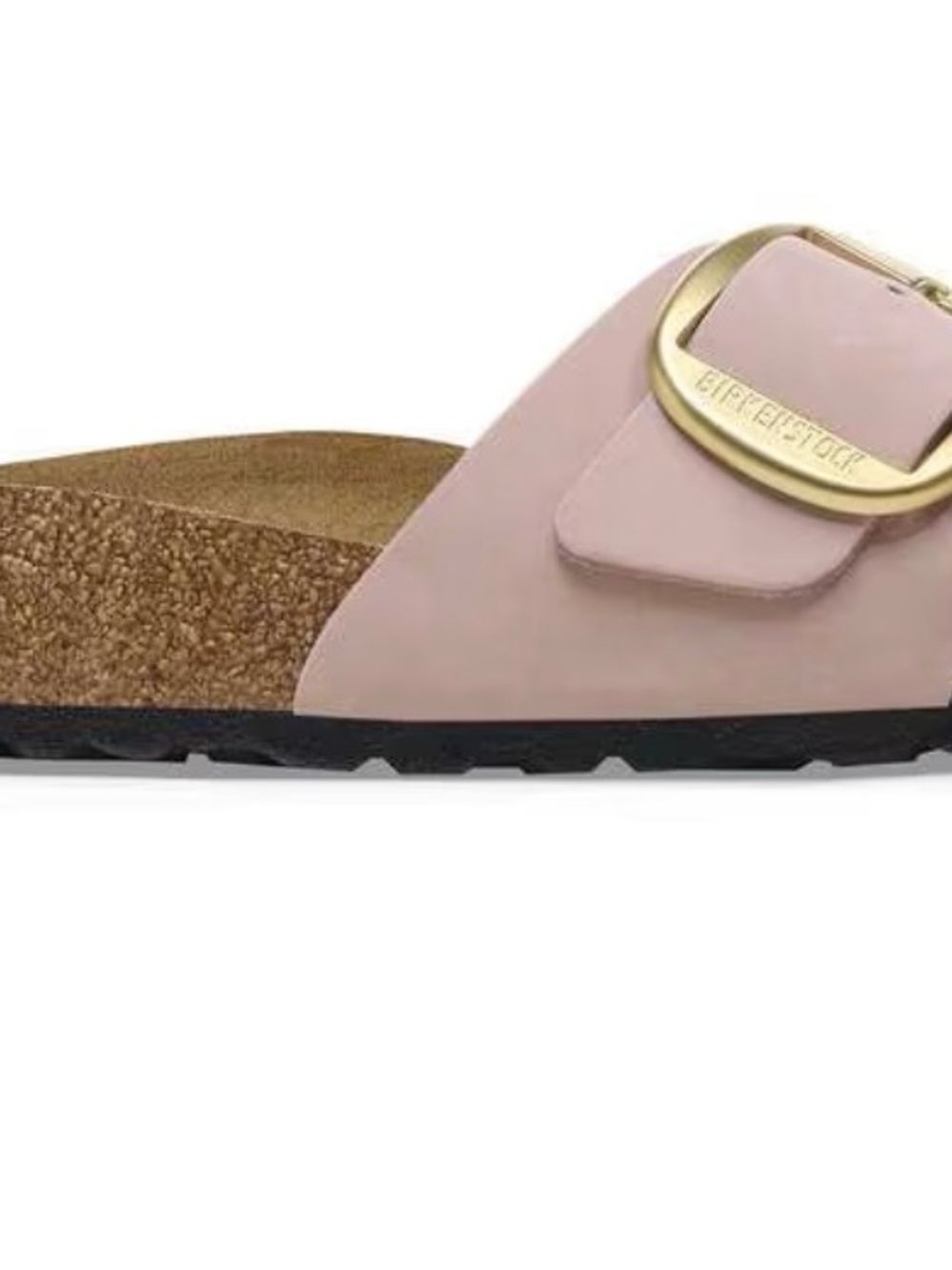 Birkenstock Madrid Big Buckle Soft Pink Nubuck Sandal - Picture 3 of 6
